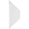 Ekena Millwork Set of Five Panels for 94 1/2"W x 28 1/4"H Beadboard Fretwork Wainscot Wall Paneling WPKP14X01X19BBD - alternate 2